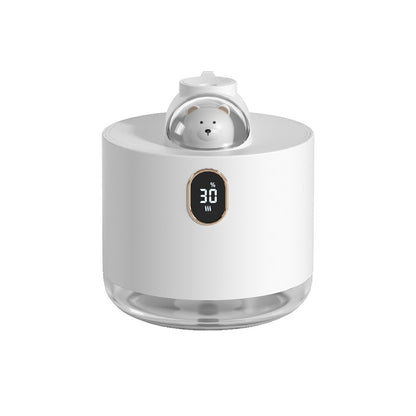 White Astronaut Humidifier with LED Night Light - Whisper Quiet for Bedroom