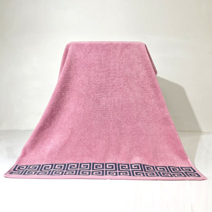 Pink Luxury Cotton Towel Set - 6-Piece Highly Absorbent Bath & Hand Towels