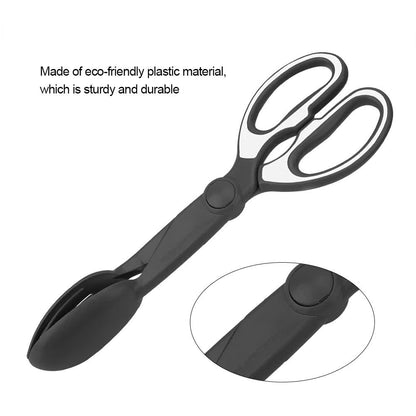 2 Pcs Yellow Pet Poop Scooper with Long Handle - Durable Plastic Waste Picker for Dogs and Cats