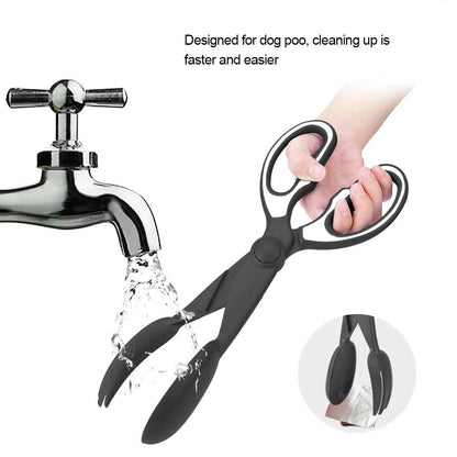 2 Pcs Pink Pet Poop Scooper with Long Handle - Durable Plastic Waste Picker for Dogs and Cats