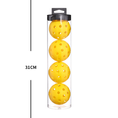 2 Tubes White Outdoor Pickleball Balls 4-Pack - Durable 40-Hole Design with Carry Tube(8 balls in total)