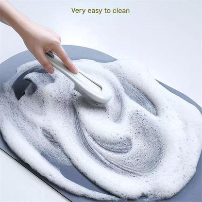 Style 4 Pink And Beige Absorbent Diatomaceous Earth Pet Feeding Mat - Non-Slip & Quick Dry Placemat (50x80cm)