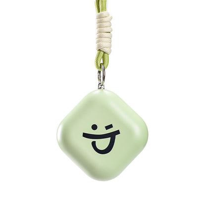 Green Cute Block Hand Warmer - Fast Heating Portable Electric Warmer with Lanyard