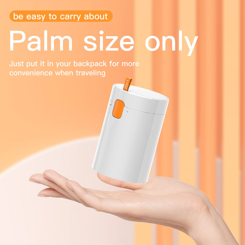 White 20-in-1 Electronics Cleaning Kit - Keyboard, Earphone, Camera, Laptop Cleaner Set