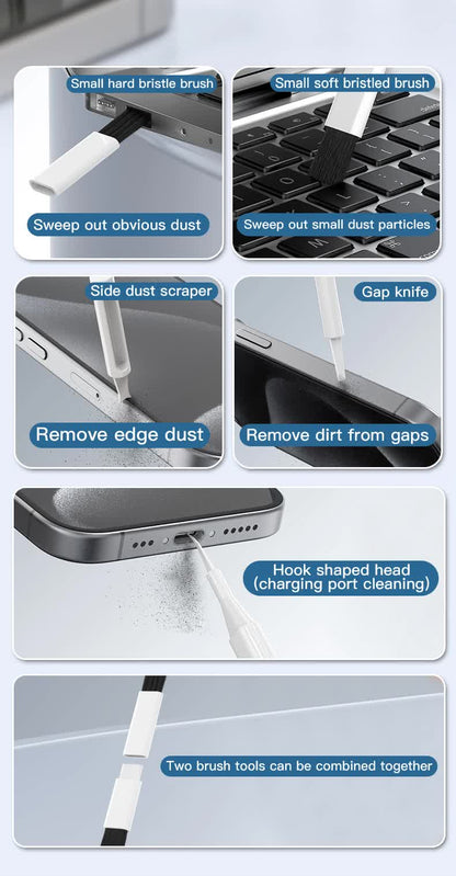 Brown window 22-in-1 Electronics Cleaning Kit - for Keyboards, Airpods, Laptops, Cell Phones, Cameras