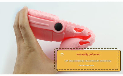 2 - pcs Blue Cute Clog-Shaped Pen Holder for Desk Organization