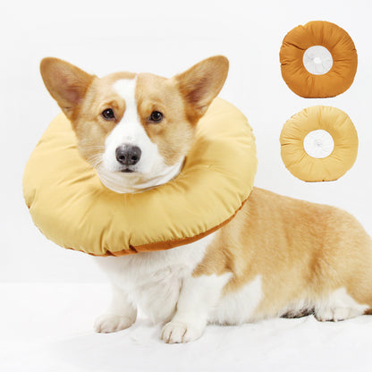 Yellow Adjustable Soft Elizabethan Collar for Pets - Comfortable Recovery Aid - XL