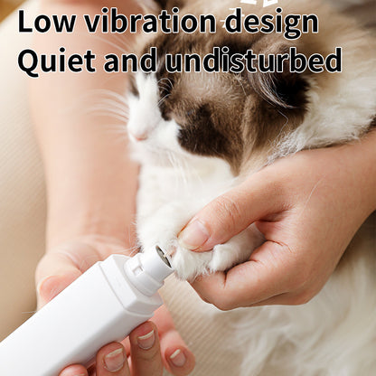 Black Professional Pet Nail Grinder Kit - LCD, LED, Laser, for Dogs & Cats