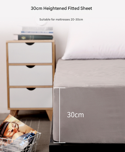 Pink Queen Size Waterproof Fitted Mattress Protector - Soft & Breathable Bed Cover, Hypoallergenic, Deep Pocket (152x190x30cm)