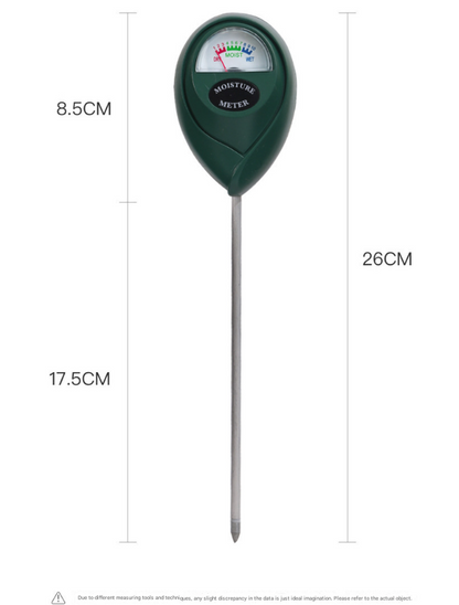 2 Pcs Black Soil Moisture Meter - Accurate Plant Water Monitor for Garden & Potted Plants, No Batteries Needed