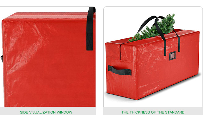 Green 165*38*76CM Durable Dustproof Christmas Tree Storage Bag