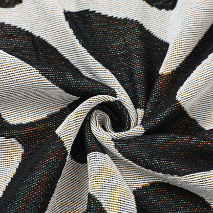 Black-white Vintage American Windline Blanket - Multi-Use Design