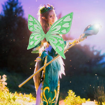 Black Sparkling Fairy Wings - Lightweight Glitter Butterfly Costume Accessory for Kids & Adults