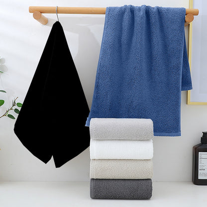 White Plush Cotton Hand Towel Set (4-Pack) - Ultra Soft, Absorbent & Quick-Drying Face Towels for Bathroom