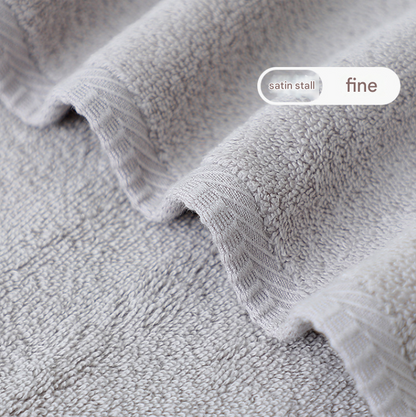 Dark Grey Plush Cotton Hand Towel Set (4-Pack) - Ultra Soft, Absorbent & Quick-Drying Face Towels for Bathroom