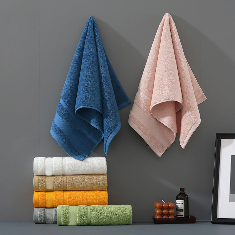 Blue Premium 3-Piece 100% Cotton Towel Set - Ultra Soft, Absorbent & Quick-Dry for Bathroom