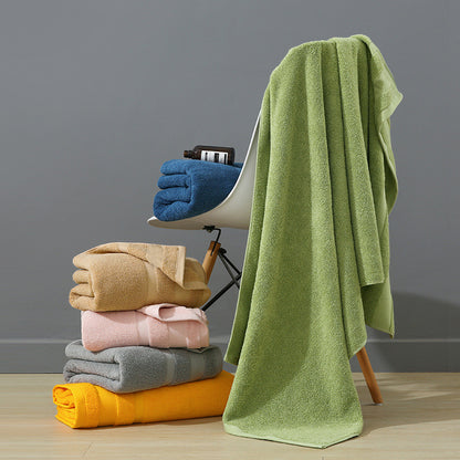 Grey Premium 3-Piece 100% Cotton Towel Set - Ultra Soft, Absorbent & Quick-Dry for Bathroom