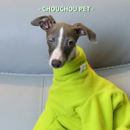 XXXL Adorable Dinosaur Fleece Dog Jumpsuit - Warm Winter Pajamas for Whippets & Italian Greyhounds