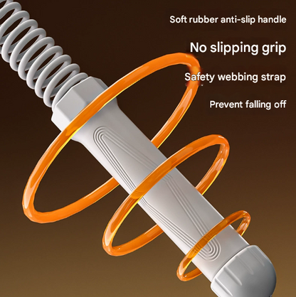 Pink Heavy Cordless Battle Rope - Portable Weighted Fitness Rope for Home Gym Strength & Cardio Training