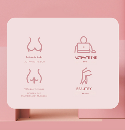 Purple Multi-functional Pelvic Floor Muscle Trainer - Postpartum Recovery and Leg Shaping Device