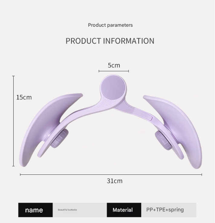 Pink Multi-functional Pelvic Floor Muscle Trainer - Postpartum Recovery and Leg Shaping Device