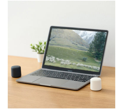 Blue Mini Portable Bluetooth Speaker - Compact Wireless Speaker with Rich Bass & Dual Sound Modes