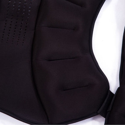 Black Premium Adjustable Weighted Vest for Strength Training, Running, and Cardio Fitness(8KG)