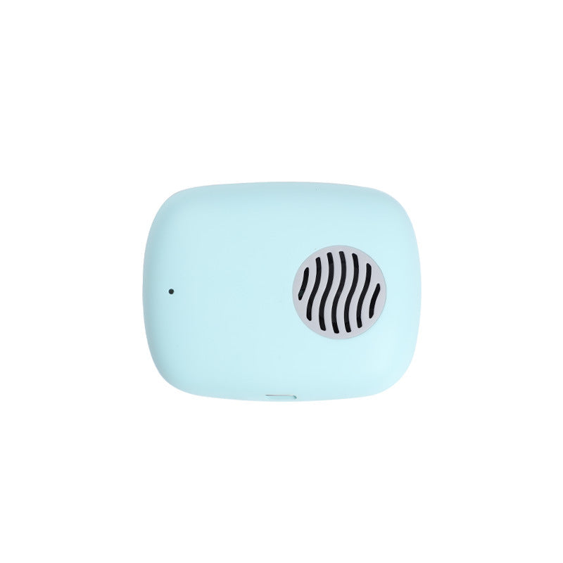 Portable UVC Toothbrush Sterilizer Case with Drying Fan - USB-C Rechargeable, 5-Minute Fast Disinfection(green)