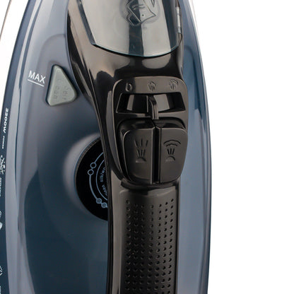 Powerful 2200W Electric Steam Iron with Ceramic Soleplate & Vertical Steam Function(blue)