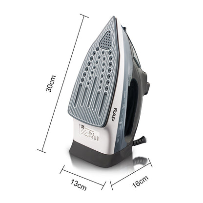 Powerful 2200W Electric Steam Iron with Ceramic Soleplate & Vertical Steam Function(green)