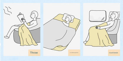 Ultra-Soft Kids Plush Fleece Blanket - Cozy Cartoon Animal Throw for All Seasons (Rabbit)