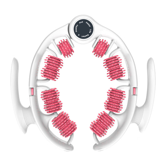 Pink U-Shape 360 Degree Massage Roller - Multi-Functional Leg, Arm & Neck Massager for Muscle Relief & Recovery