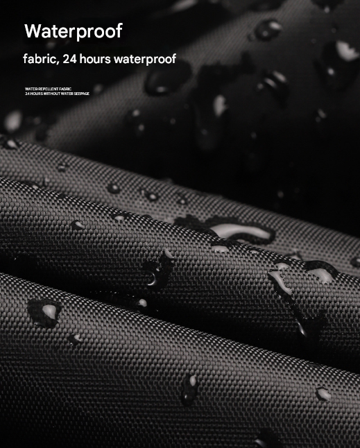 Size M Black And Orange All-Weather 210D Bicycle Cover - Waterproof & UV-Proof Outdoor Bike Protector with Lock Hole & Storage Bag