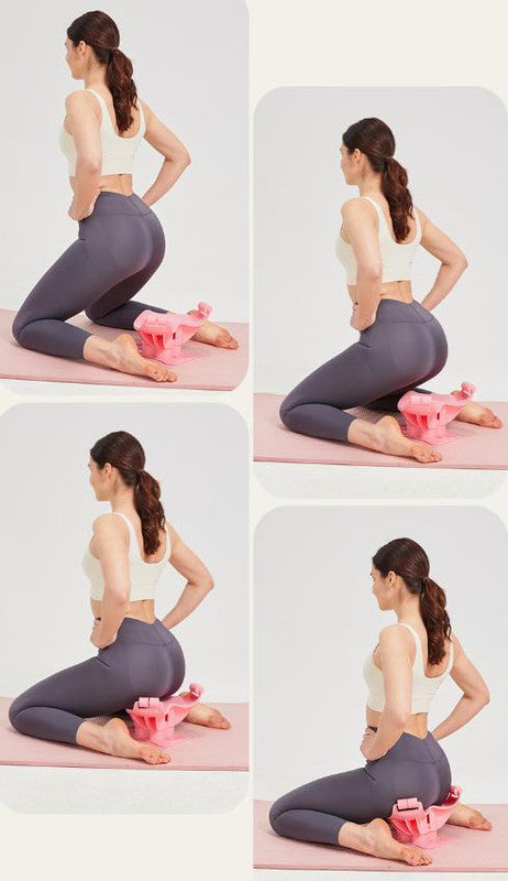 Purple Ergonomic Pelvic Floor & Glute Trainer - Home Workout Equipment for Hips and Inner Thighs