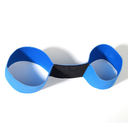 White Golf Swing Trainer Arm Band - Simple Posture Corrector for Improved Alignment & Connection