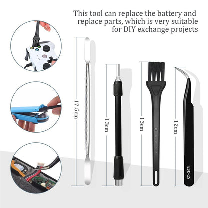 Professional 140-in-1 Precision Screwdriver Repair Tool Kit in Portable Oxford Bag(blue)