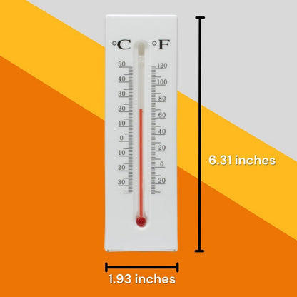 2-Pack Outdoor Fake Thermometer Diversion Safe - Hidden Key, Money, Medicine Hiding Box