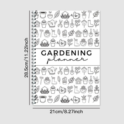 Garden Planner Journal & Plant Care Log Book with Layout Grids Watering Schedule and Budget Tracker for Indoor and Outdoor Gardening