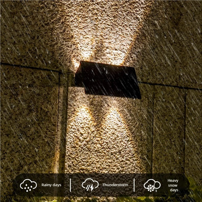 Solar Powered Up and Down Wall Light(white light)