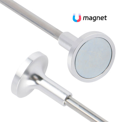 Black Adjustable Magnetic Golf Club Face Alignment and Swing Trainer