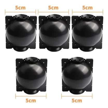 5-Pack Transparent Reusable Plant Air Layering Propagation Pod (Diameter: 5cm) - Anti-Waterlogging Grafting Root Ball Rooting Device for Flower & Fruit Trees