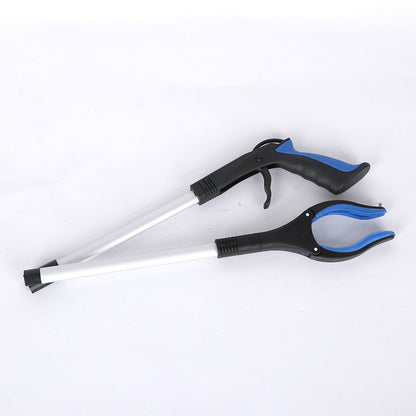 Purple and Black Handle Foldable Grabber Reacher Tool - 83cm Aluminium Litter Picker with Magnetic Tip - Lightweight Mobility Aid for Garden & Home Rubbish Cleanup