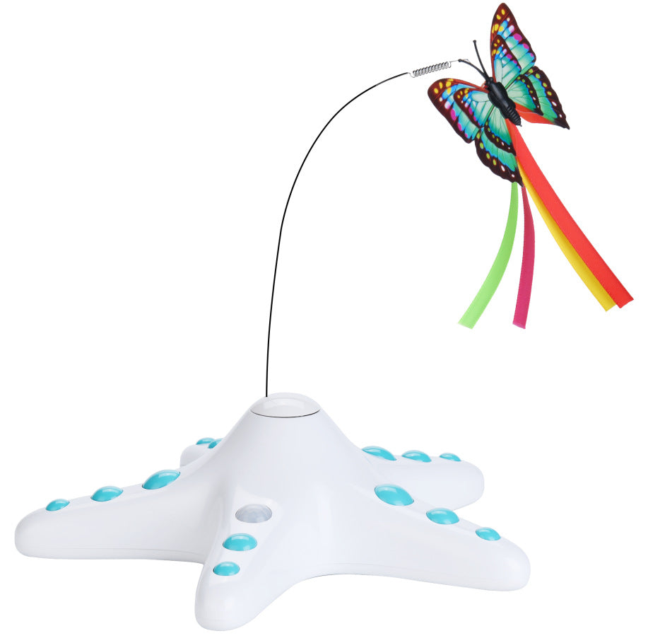 Starfish Butterfly Cat Teaser Toys
