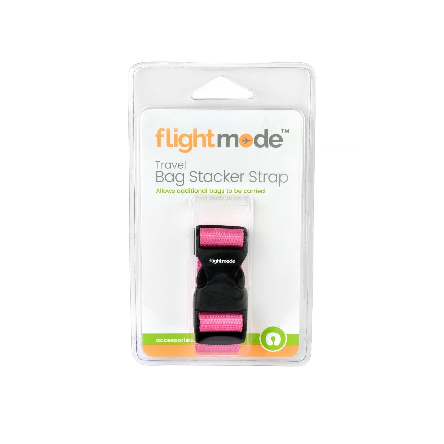 2PK Travel Bag Stacker Strap Random Color