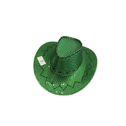 Sequin Cowboy Hat party hat - Pink