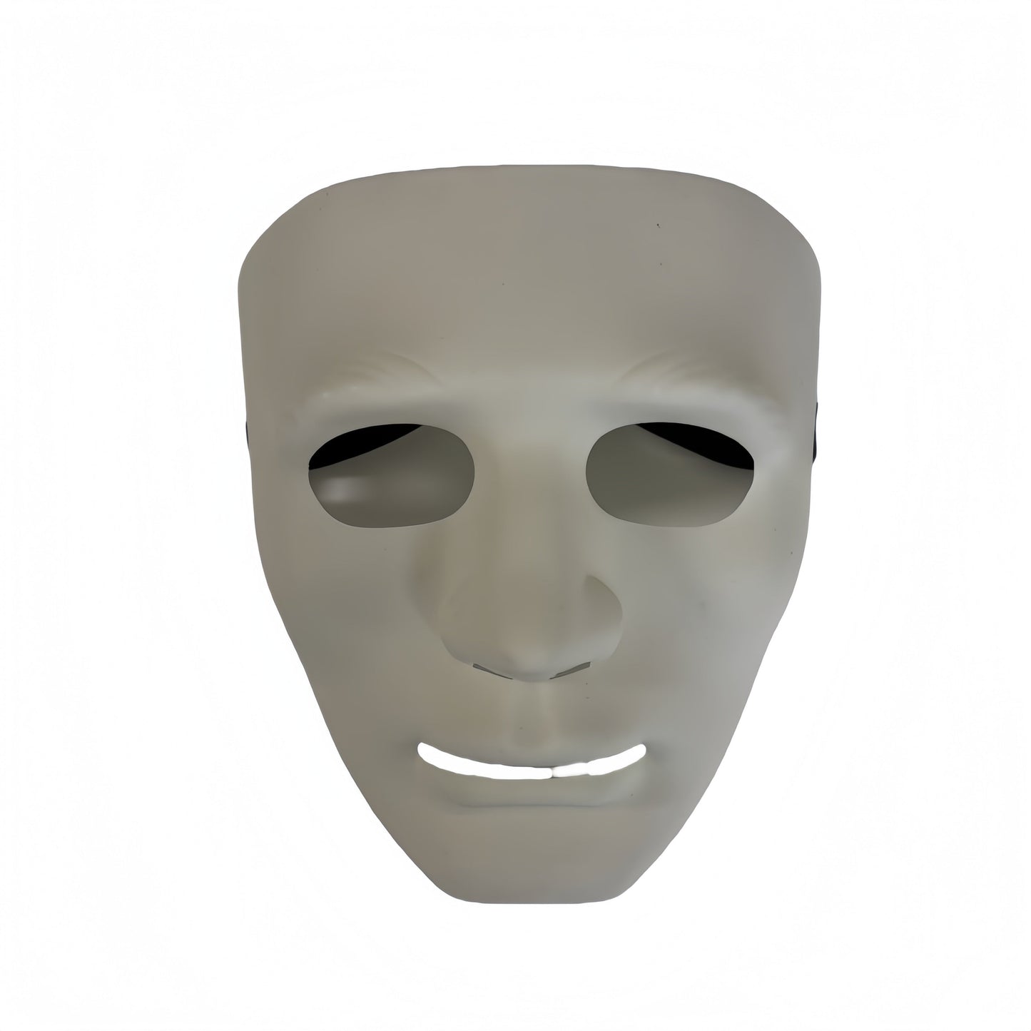2x Robot Plain Mask Purge Style Halloween Scary Ghost Blank Mask Unisex - 1xBlue +1xWhite