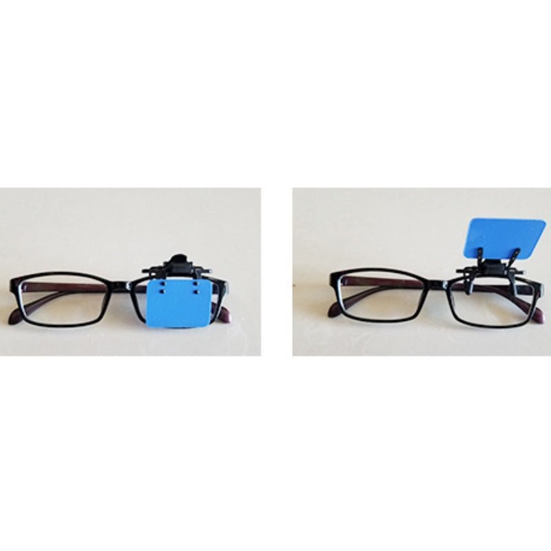 ISSF Flip-Up Eyeshield Sport Shooting Eye Shield Aim Blocker Targeting Sight Cover Blinding - Black-Horizontal 4x3cm
