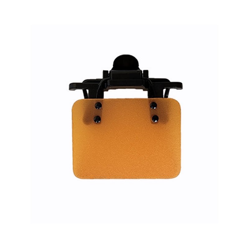 ISSF Flip-Up Eyeshield Sport Shooting Eye Shield Aim Blocker Targeting Sight Cover Blinding - Blue-Horizontal 4x3cm