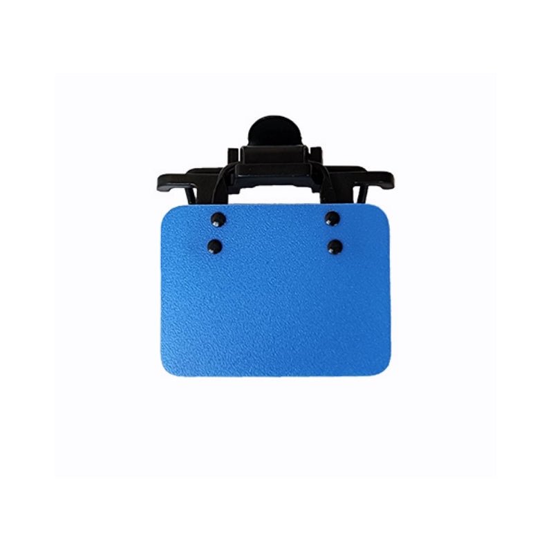 ISSF Flip-Up Eyeshield Sport Shooting Eye Shield Aim Blocker Targeting Sight Cover Blinding - Yellow-Vertical 3x4cm