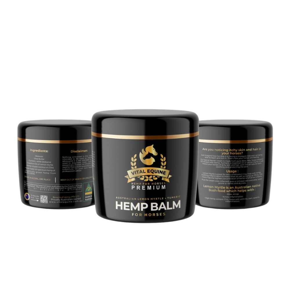Vital Equine | Hemp & Lemon Myrtle balm 120g